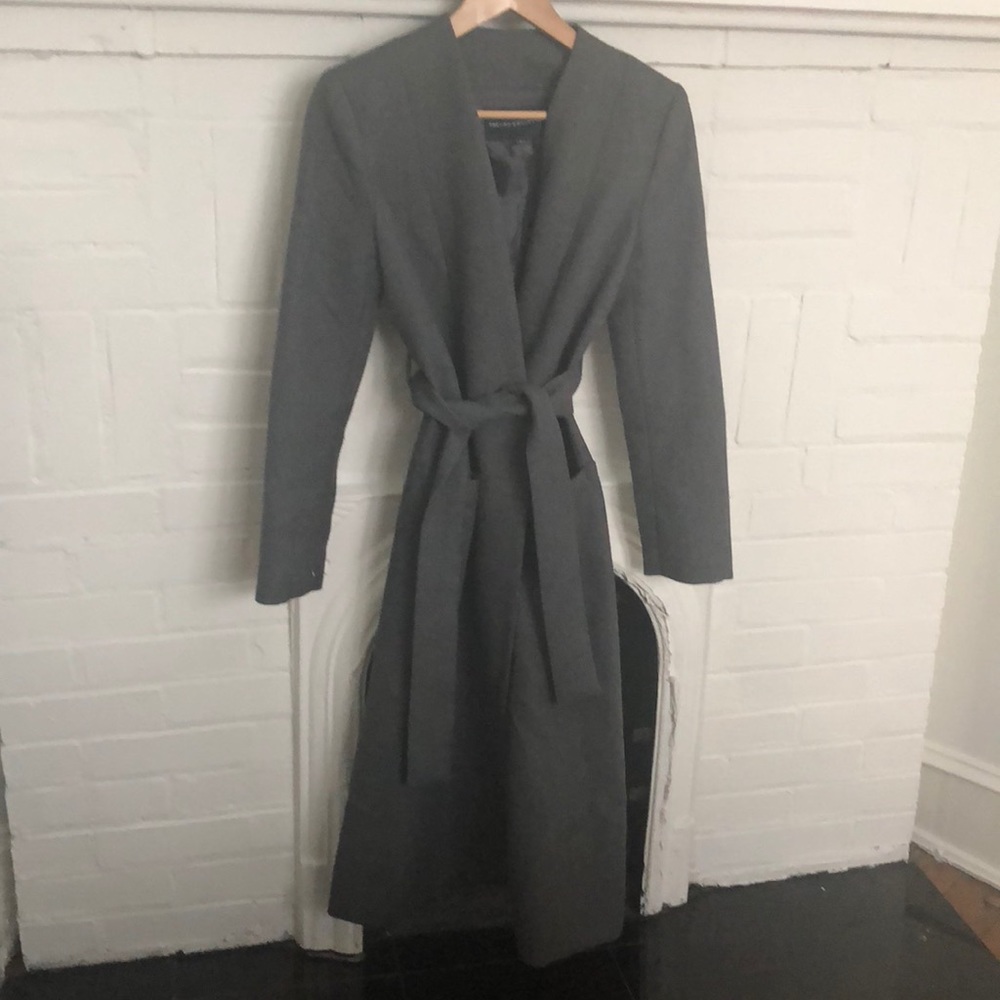 French connection Wool Blend Long Coat